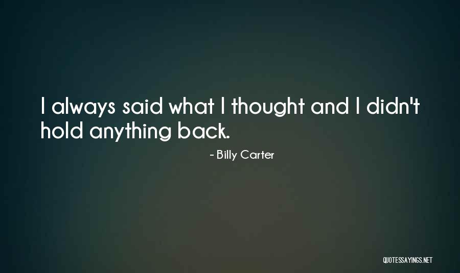 Billy Carter Quotes 844285