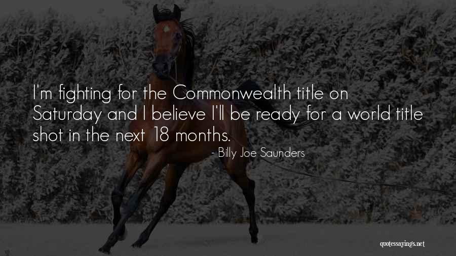 Billy Joe Saunders Quotes 864174 Billy Joe Saunders Quotes 864174