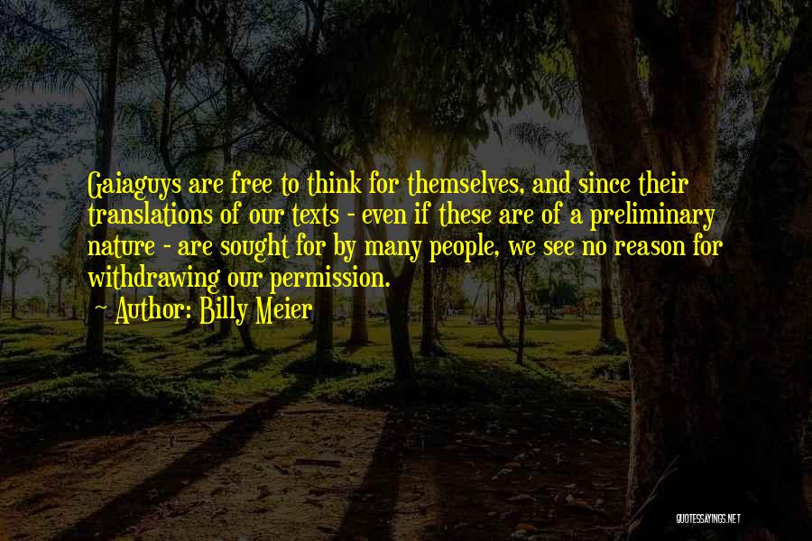 Billy Meier Quotes 740772