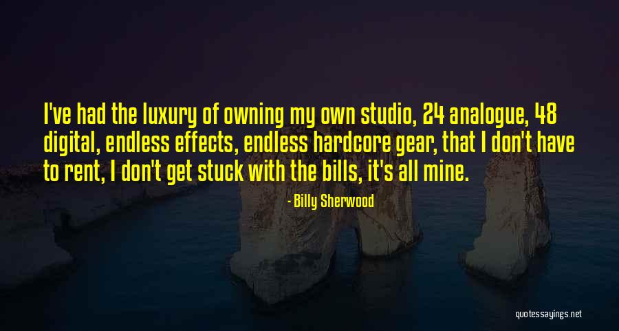 Billy Sherwood Quotes 558586