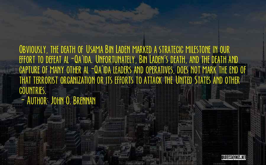 Bin Laden Death Quotes By John O. Brennan