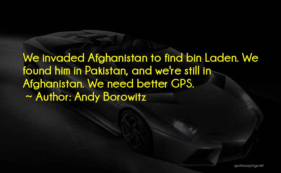 Bin Laden Quotes By Andy Borowitz