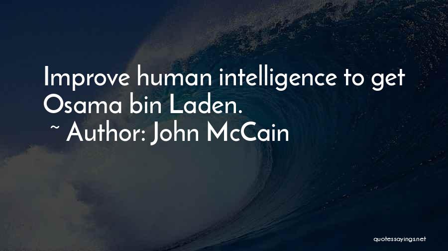 Bin Laden Quotes By John McCain