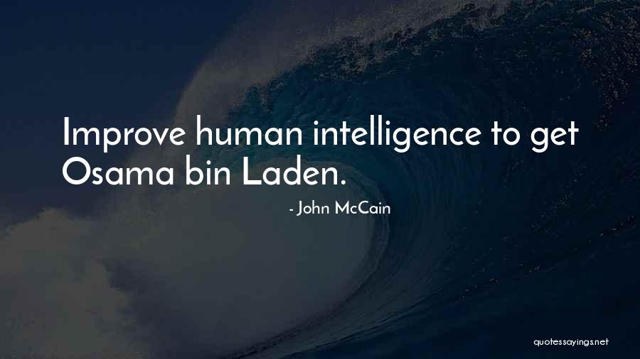 Bin Laden Quotes By John McCain