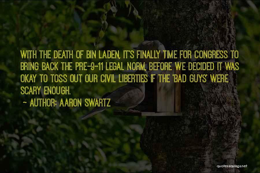 Bin Laden's Death Quotes By Aaron Swartz