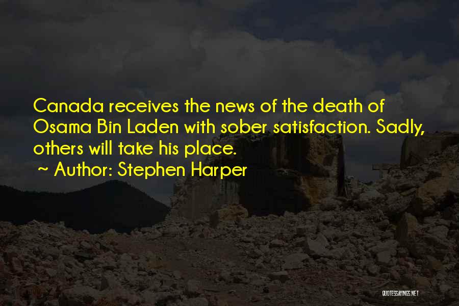 Bin Laden's Death Quotes By Stephen Harper