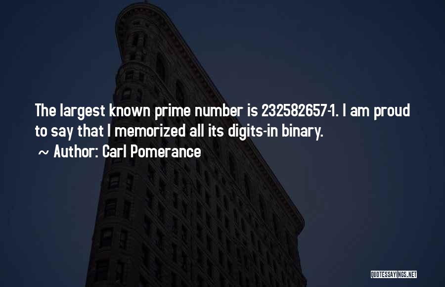 Binary Quotes By Carl Pomerance