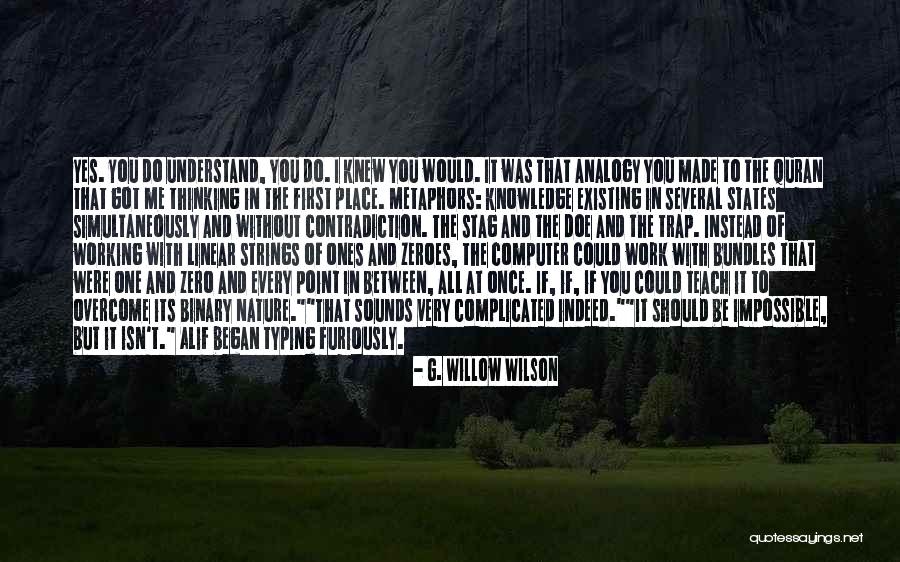 Binary Quotes By G. Willow Wilson Binary Quotes By G. Willow Wilson