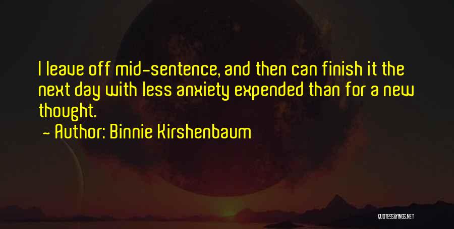 Binnie Kirshenbaum Quotes 1353670