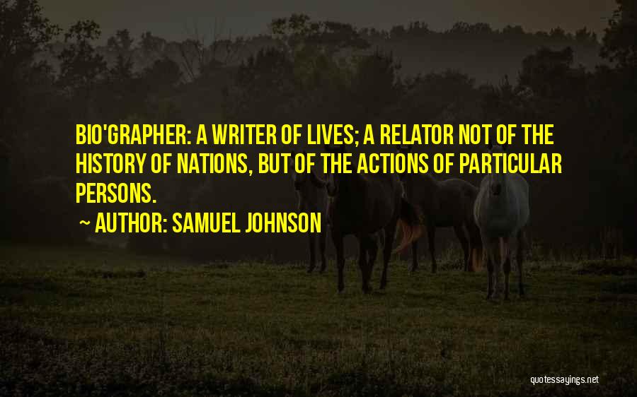 Bio Quotes By Samuel Johnson