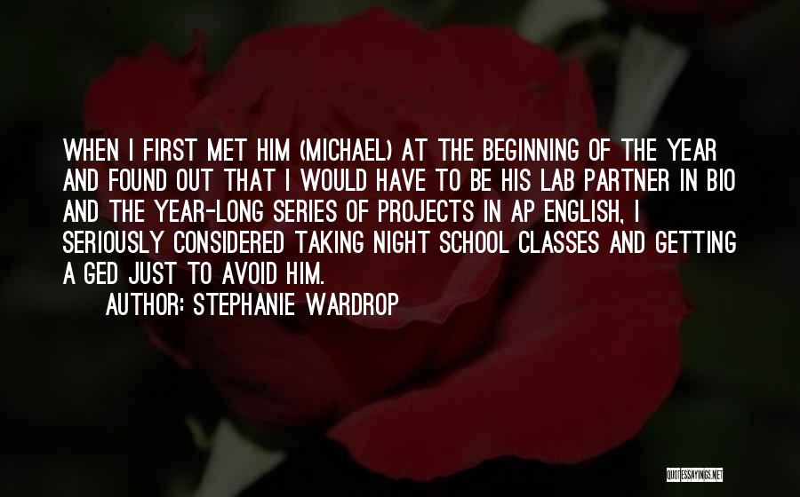 Bio Quotes By Stephanie Wardrop