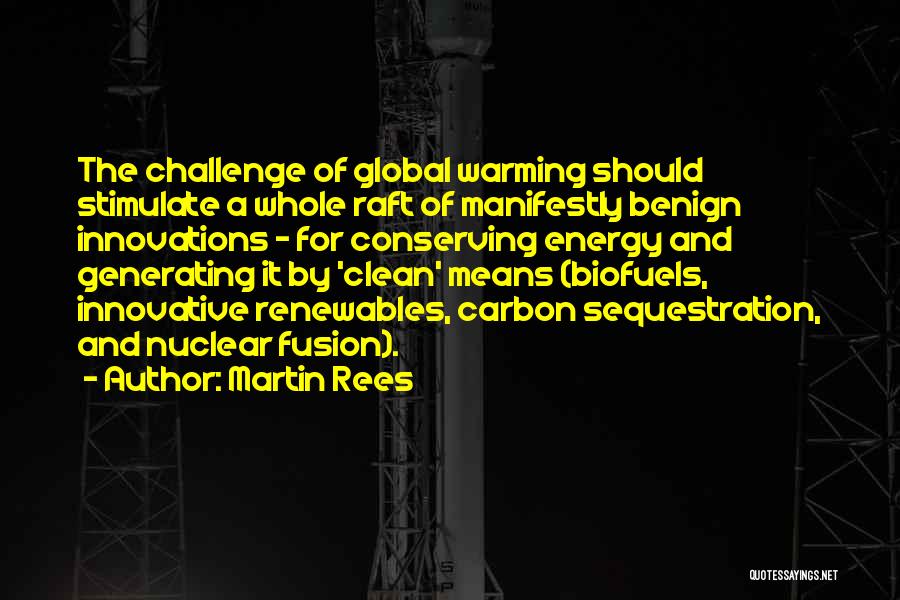 Biofuels Quotes By Martin Rees