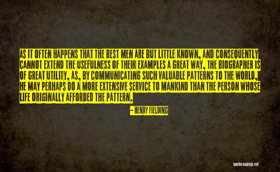 Biographer Quotes By Henry Fielding Biographer Quotes By Henry Fielding