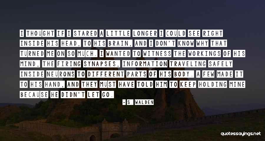 Biolay Benjamin Quotes By S. Walden Biolay Benjamin Quotes By S. Walden