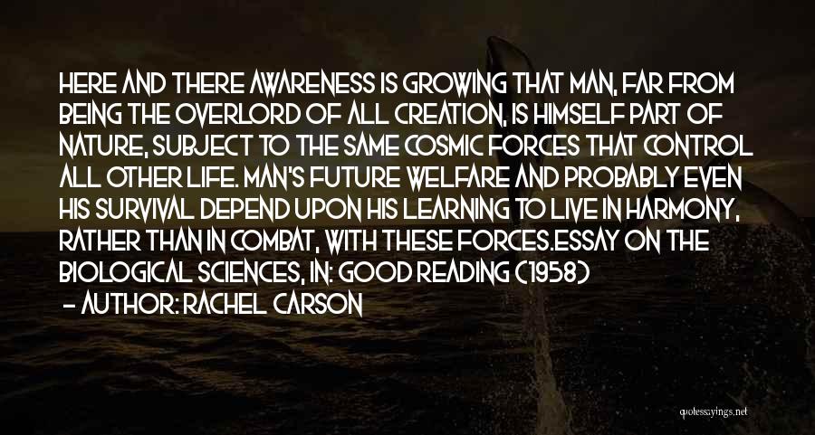 Biological Sciences Quotes By Rachel Carson