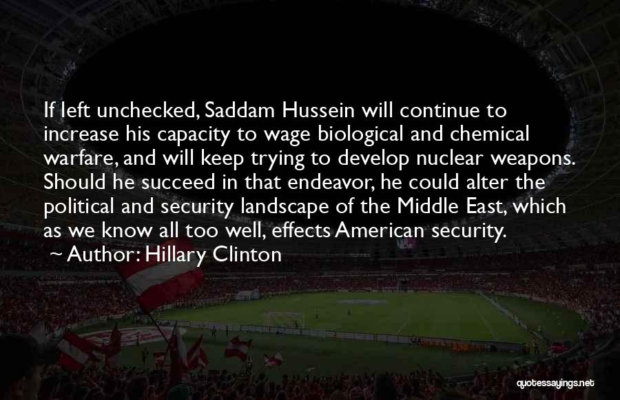 Biological Warfare Quotes By Hillary Clinton