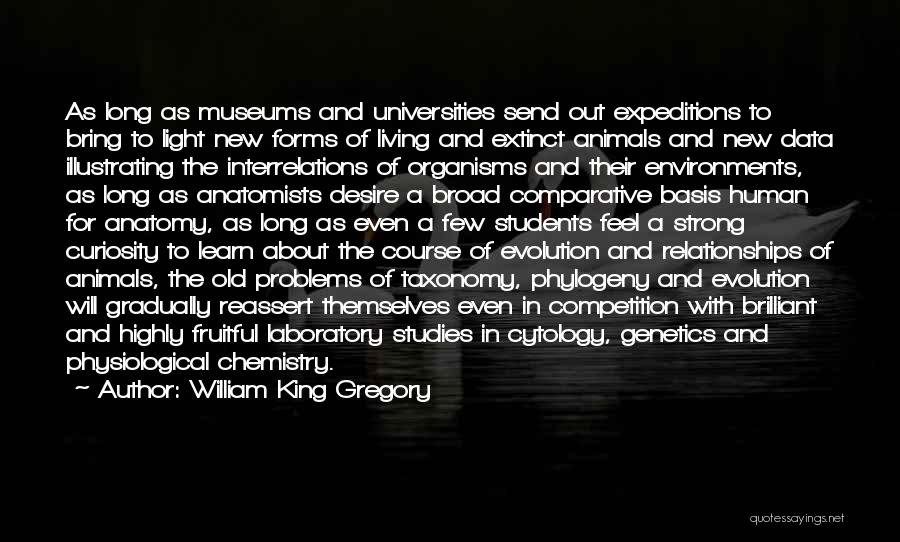 Biology Students Quotes By William King Gregory