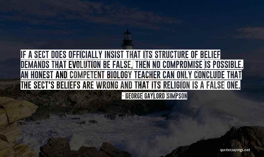 Biology Teacher Quotes By George Gaylord Simpson Biology Teacher Quotes By George Gaylord Simpson