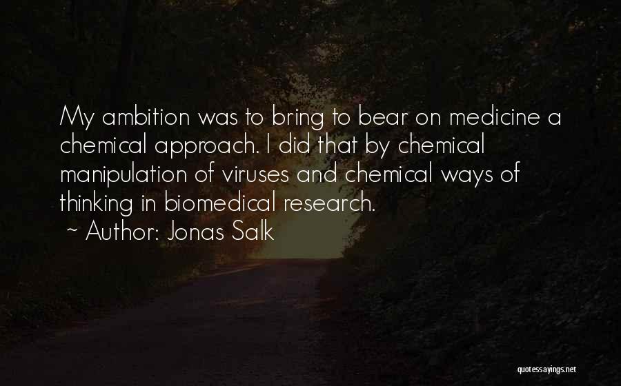 Biomedical Research Quotes By Jonas Salk