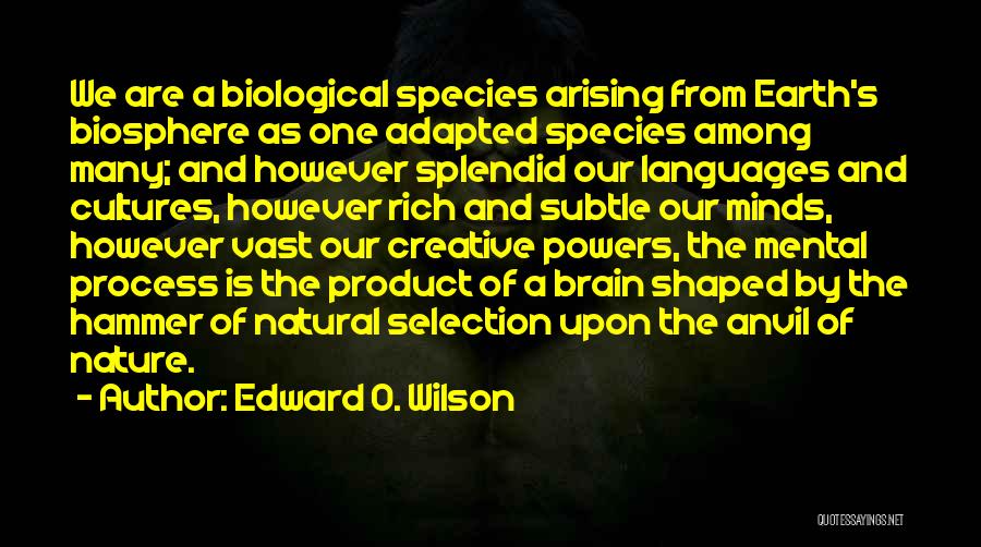 Biosphere 2 Quotes By Edward O. Wilson