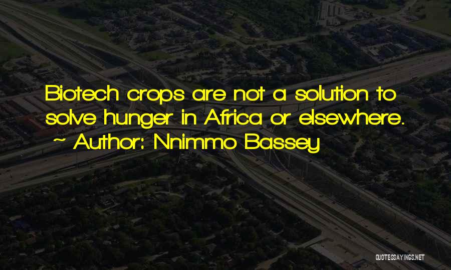 Biotech Quotes By Nnimmo Bassey