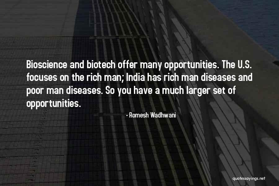 Biotech Quotes By Romesh Wadhwani