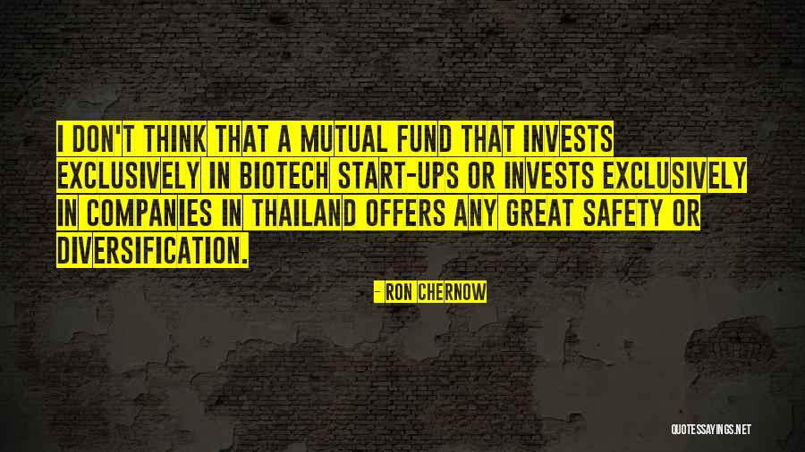 Biotech T-shirt Quotes By Ron Chernow