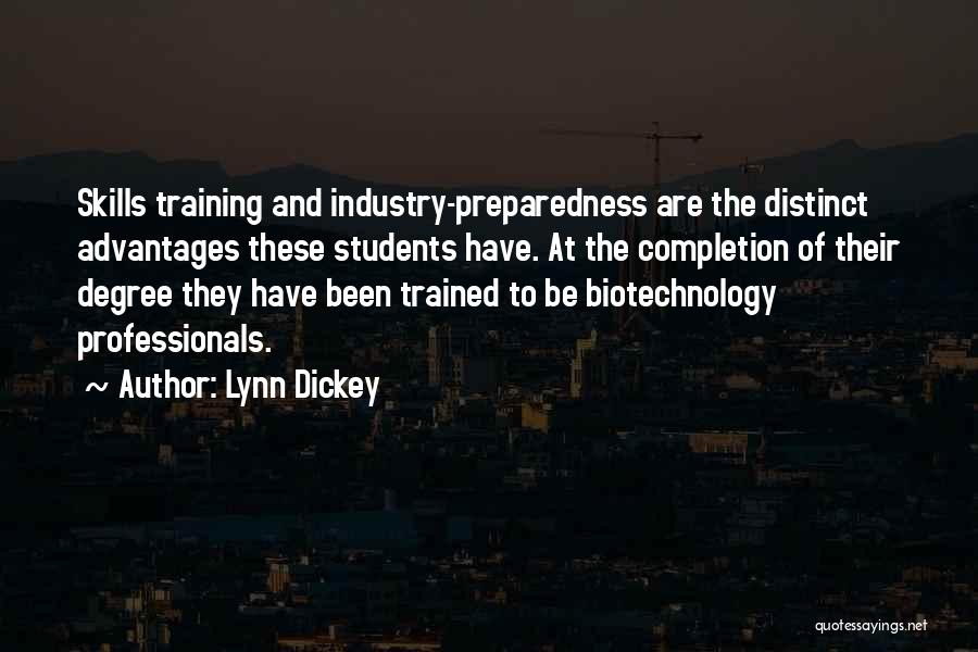 Biotechnology Quotes By Lynn Dickey