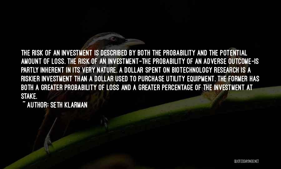 Biotechnology Quotes By Seth Klarman