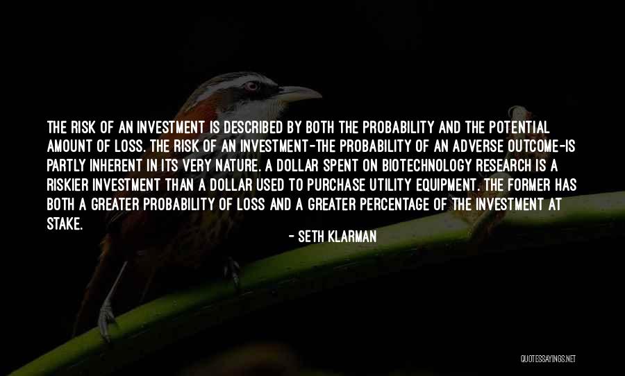 Biotechnology Quotes By Seth Klarman