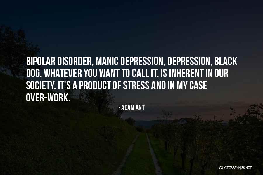 Bipolar Depression Quotes By Adam Ant