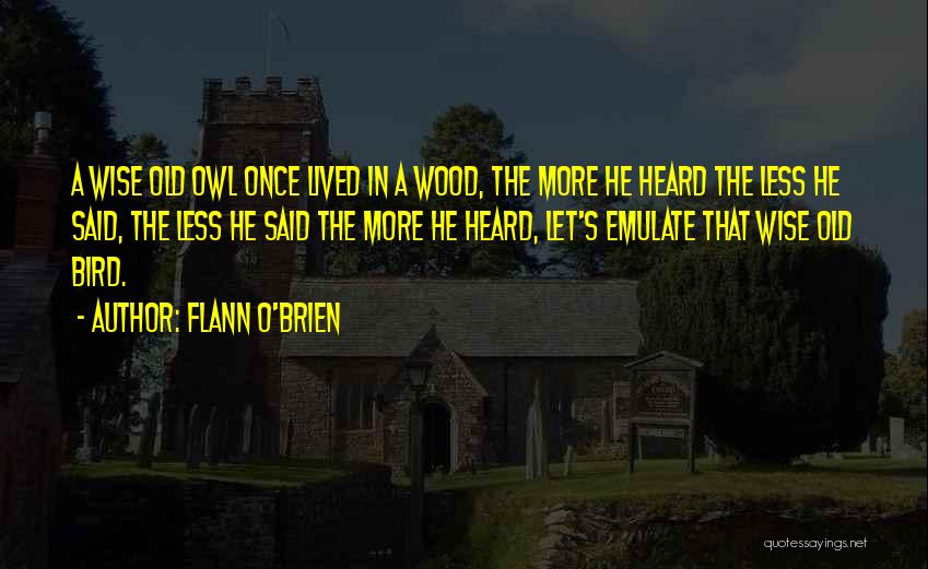 Bird O'donnell Quotes By Flann O'Brien