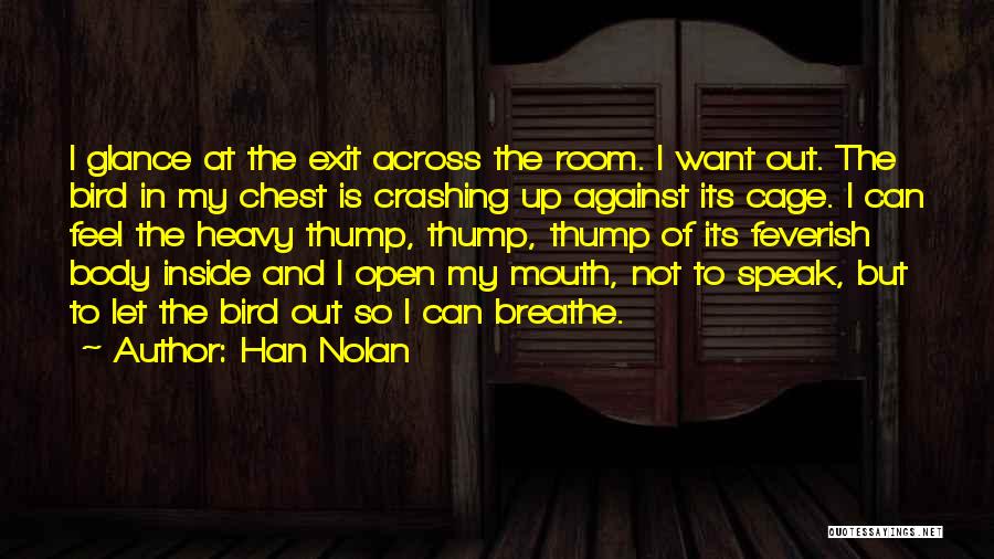 Bird Out Of Cage Quotes By Han Nolan