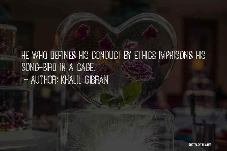 Bird Out Of Cage Quotes By Khalil Gibran