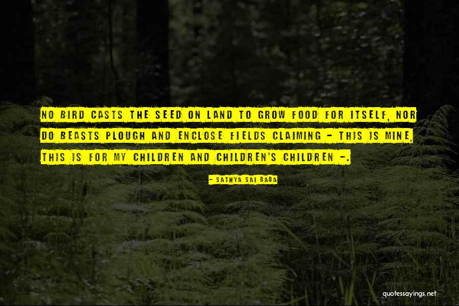 Bird Seed Quotes By Sathya Sai Baba Bird Seed Quotes By Sathya Sai Baba