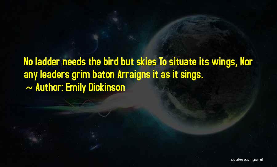 Bird Sings Quotes By Emily Dickinson