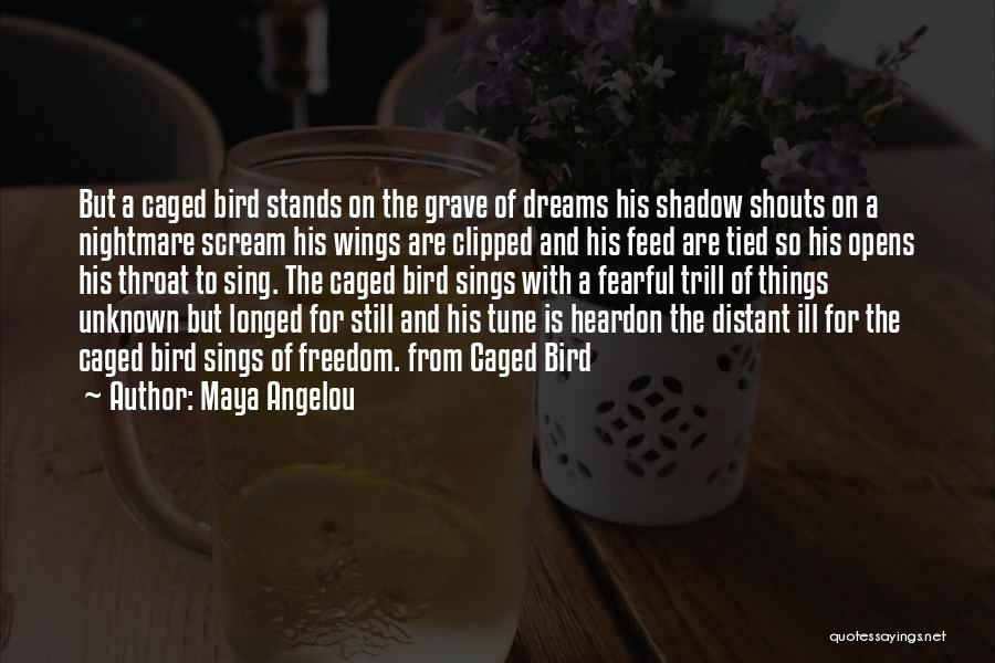 Bird Sings Quotes By Maya Angelou