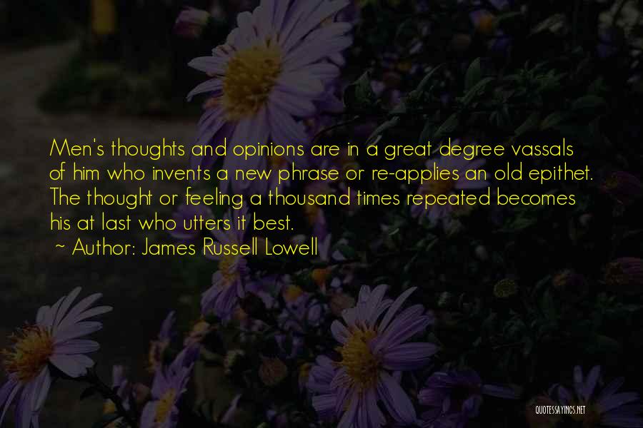 Bird Sisters Quotes By James Russell Lowell