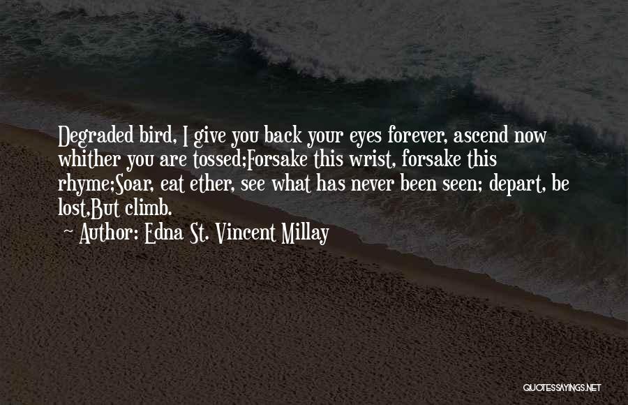 Bird Soar Quotes By Edna St. Vincent Millay