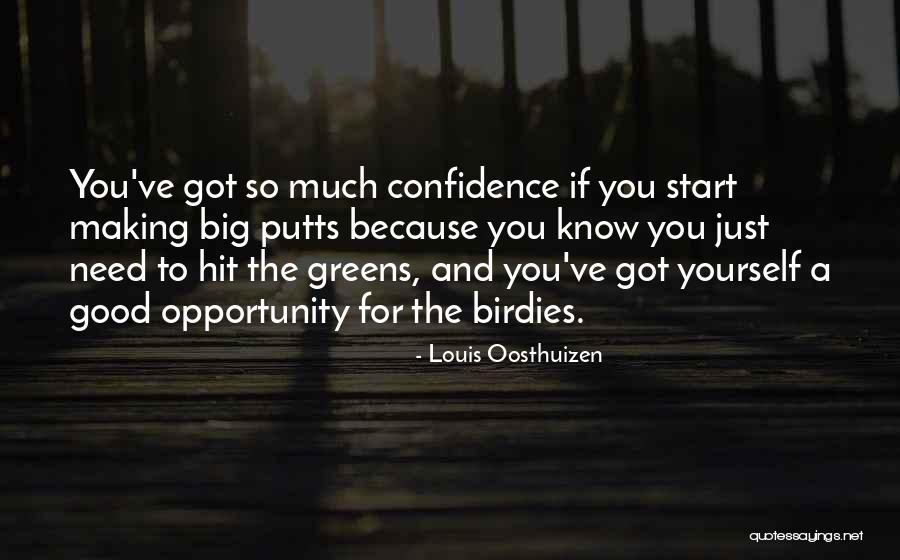 Birdies Quotes By Louis Oosthuizen Birdies Quotes By Louis Oosthuizen