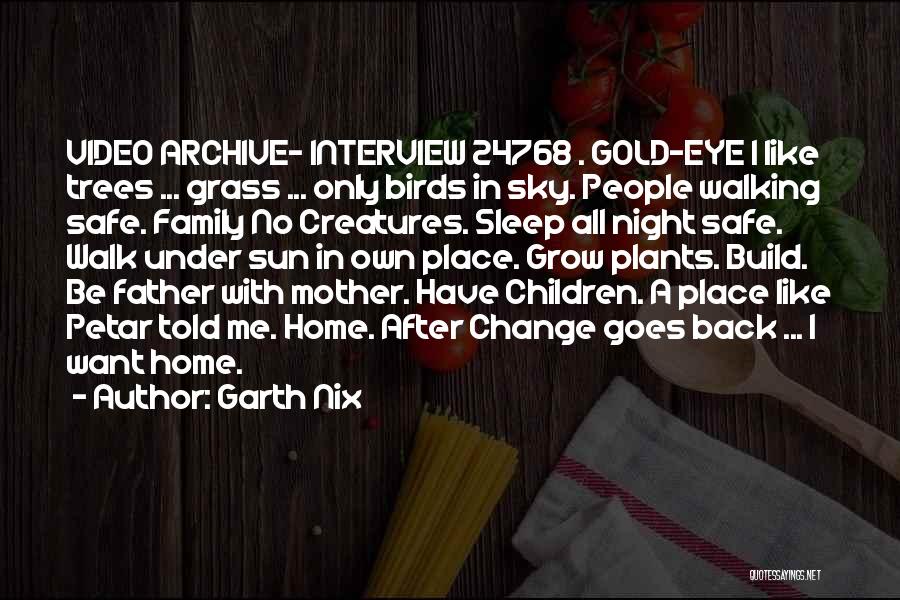 Birds And Family Quotes By Garth Nix