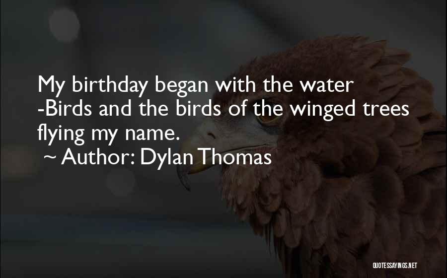 Birds And Flying Quotes By Dylan Thomas