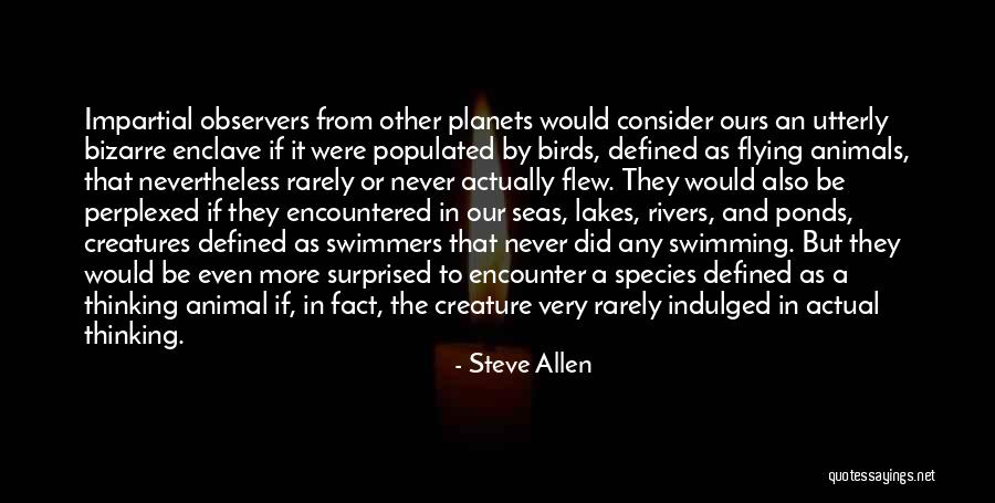 Birds And Flying Quotes By Steve Allen