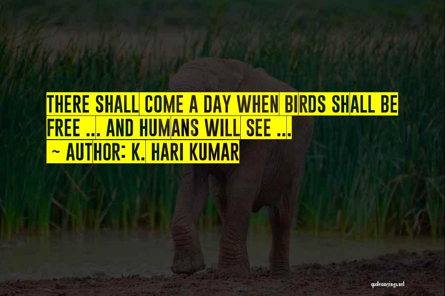 Birds And Freedom Quotes By K. Hari Kumar