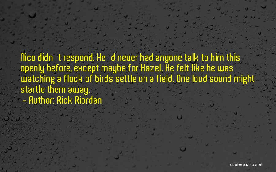 Birds And Friendship Quotes By Rick Riordan
