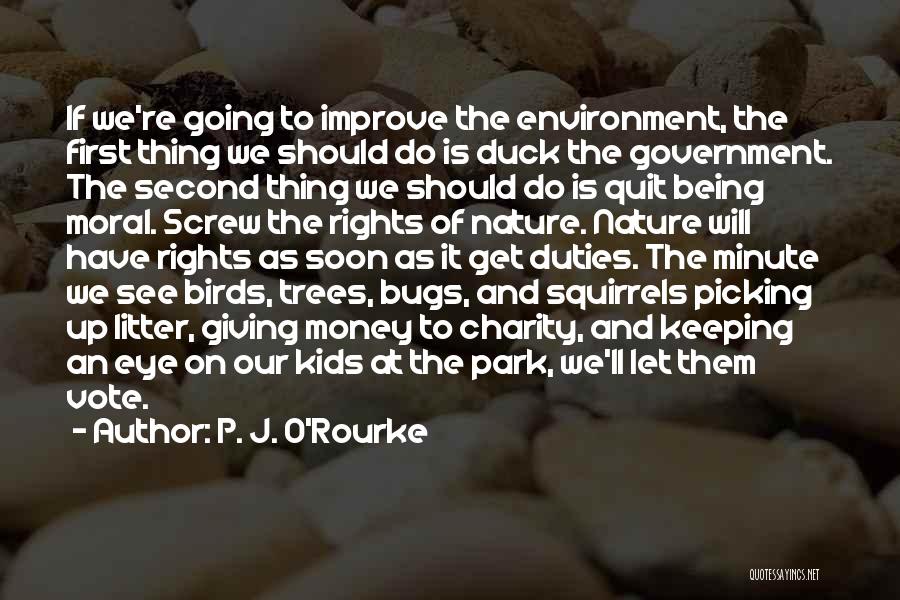 Birds And Nature Quotes By P. J. O'Rourke