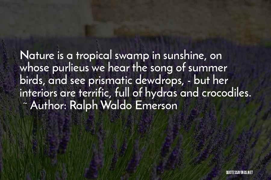 Birds And Nature Quotes By Ralph Waldo Emerson