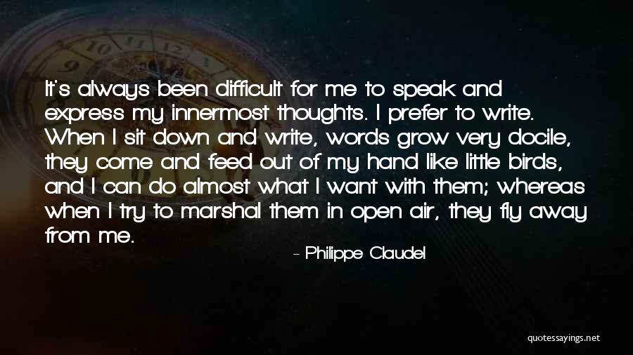 Birds Can Fly Quotes By Philippe Claudel