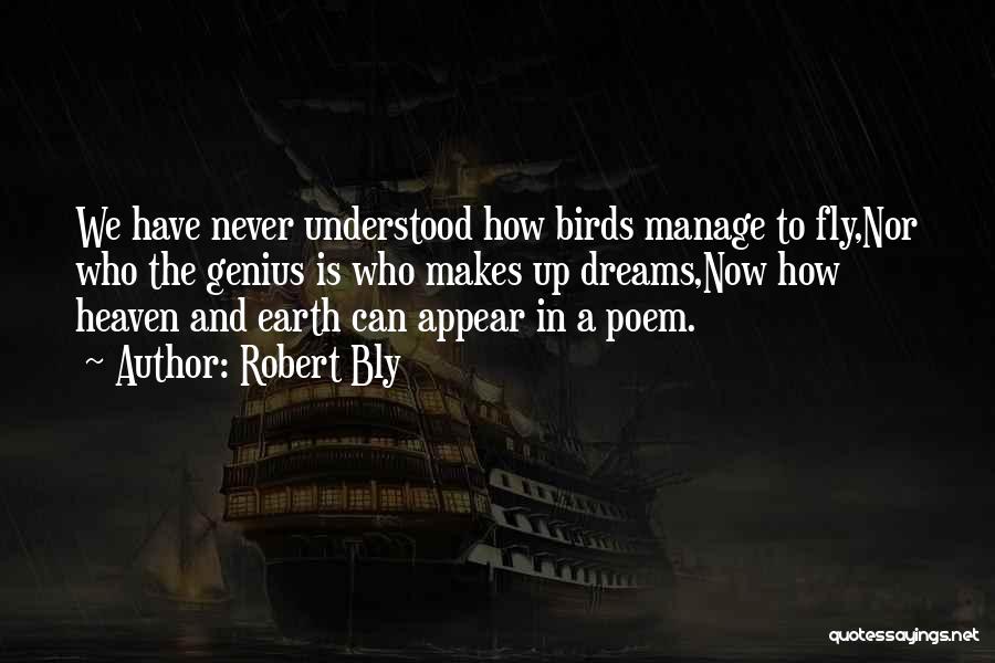 Birds Can Fly Quotes By Robert Bly