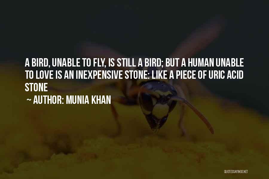 Birds Flying And Love Quotes By Munia Khan